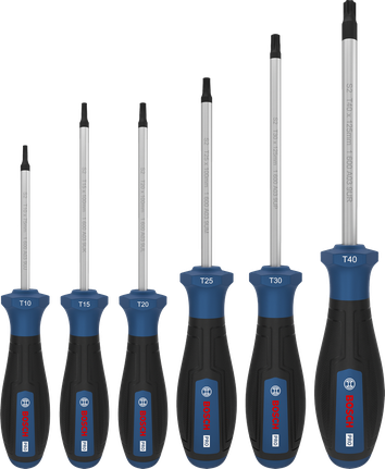 Bộ tua vít Bosch PRO TX 6 chi tiết với cán S2.